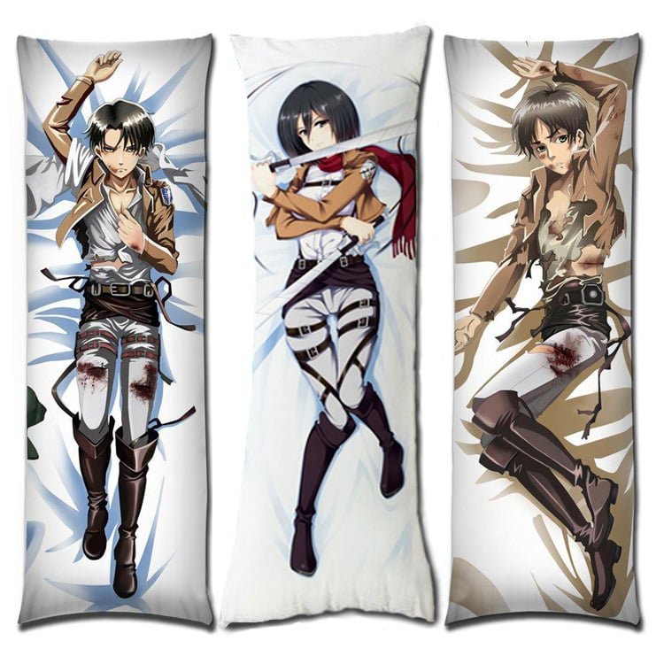 Attack On Titan Body Pillow Case