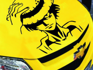 Luffy Car Decal Sticker One Piece Shut Up And Take My Yen : Anime & Gaming Merchandise