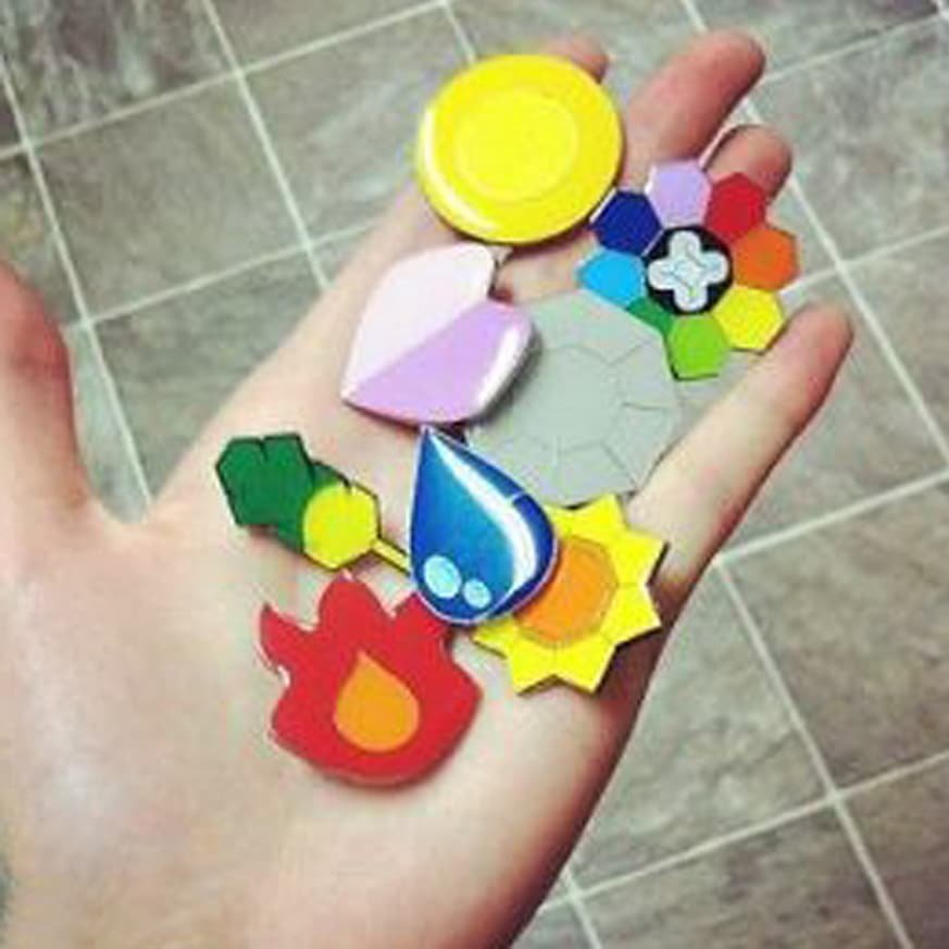 Pokemon Gym Badges