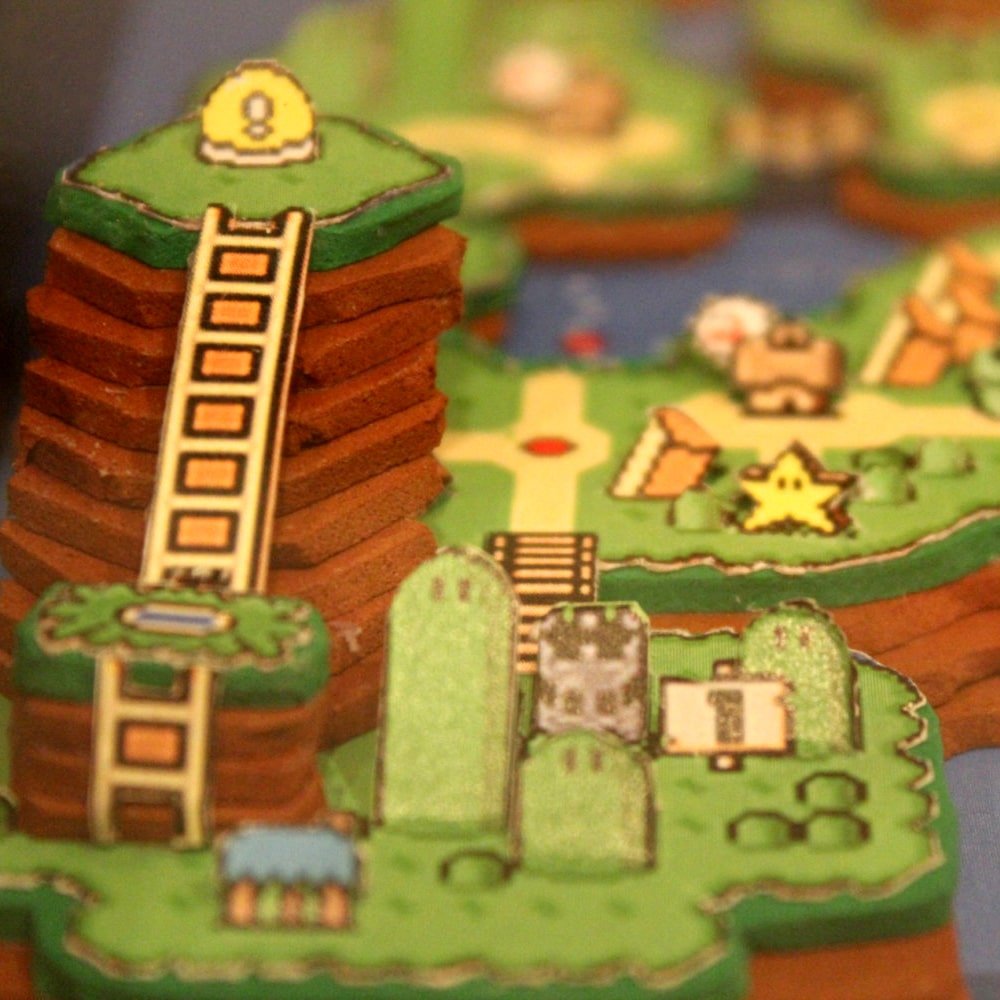 3D Super Mario World Papercraft