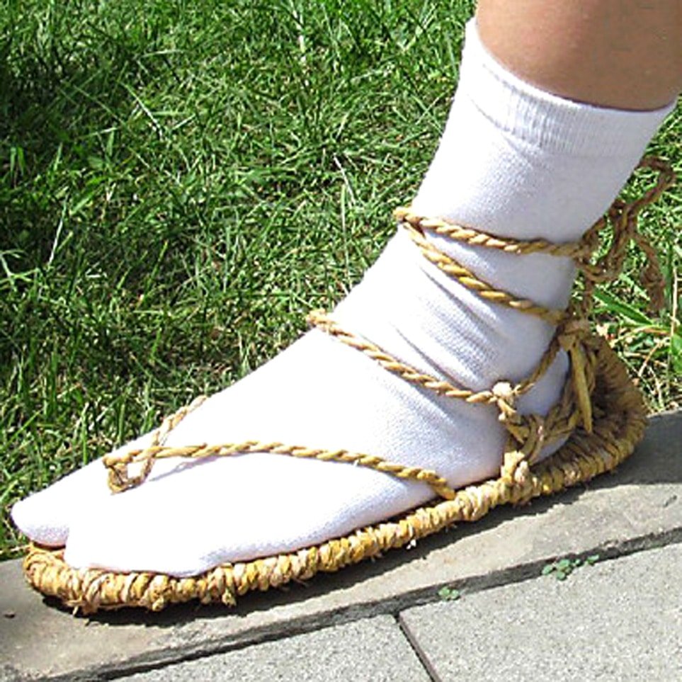 Bleach Straw Sandals