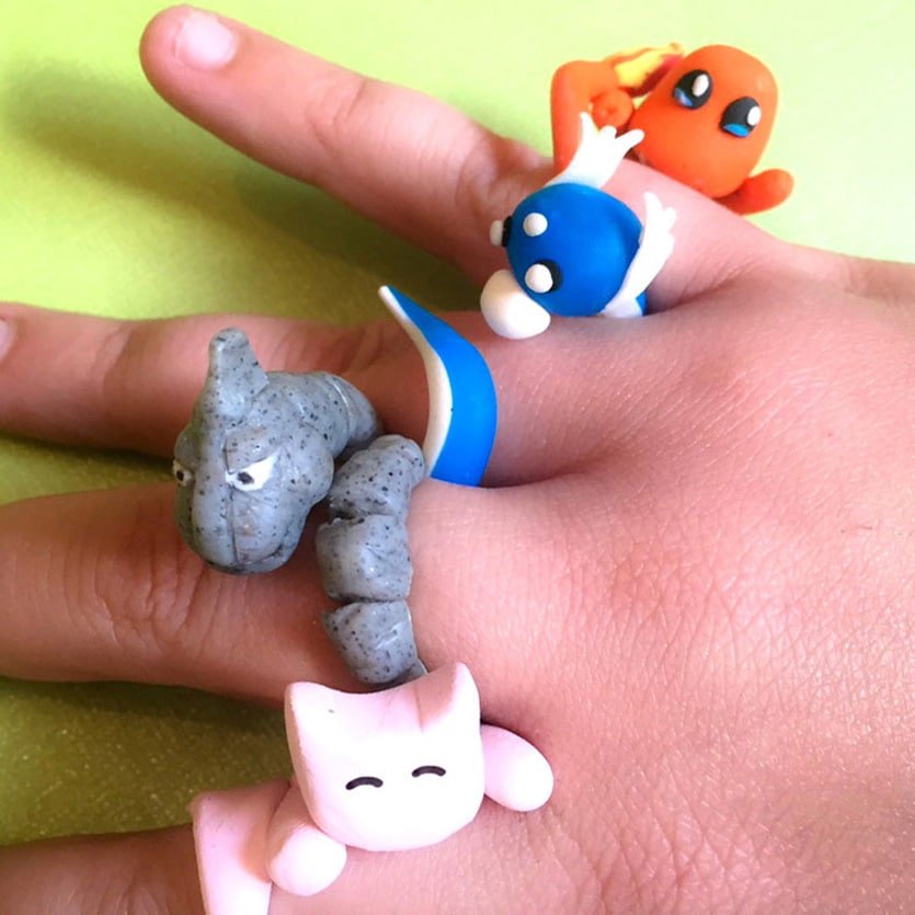 Pokemon Cling Rings