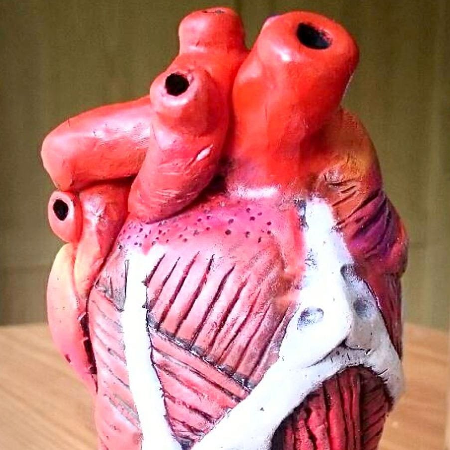 Colossal Titan Heart Sculpture
