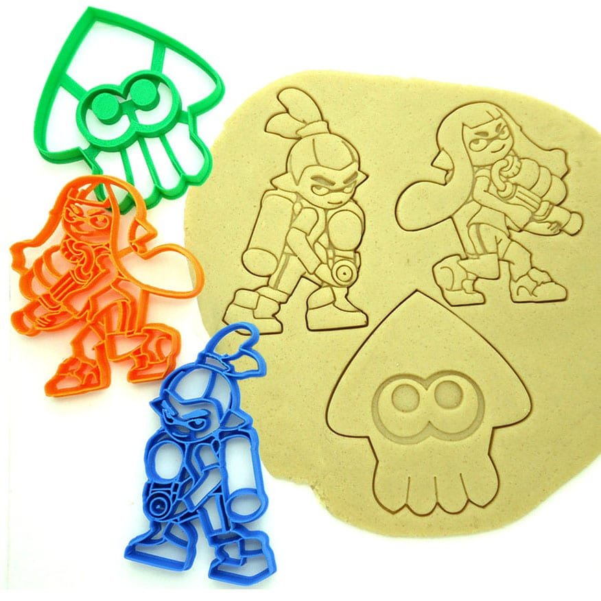 Splatoon Cookie Cutters