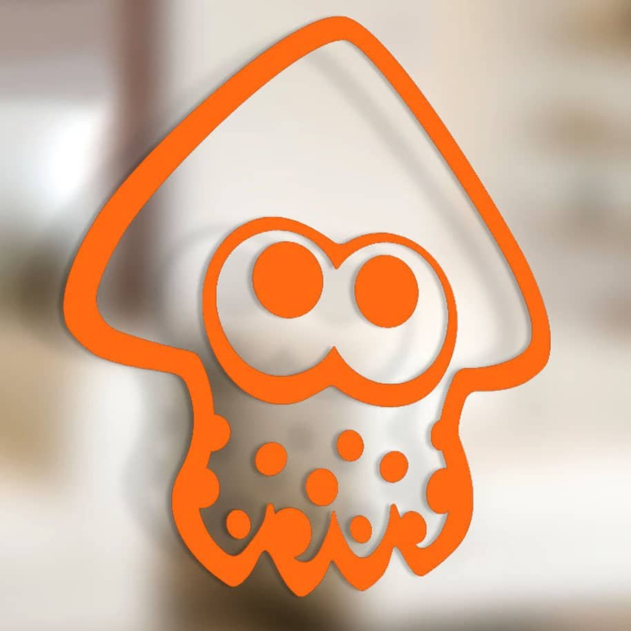 Splatoon Squid Decal Sticker