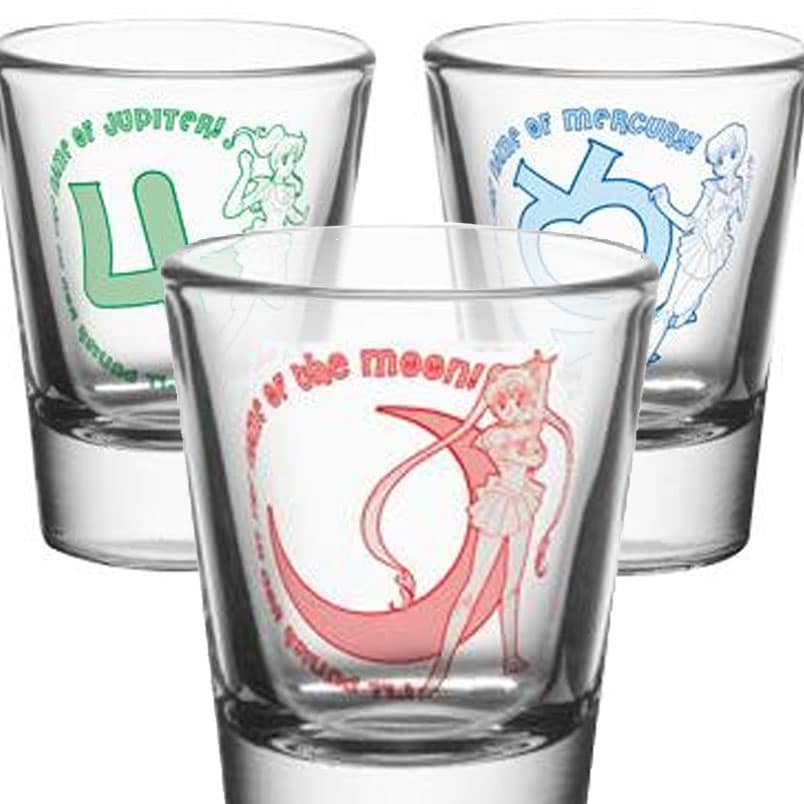 Sailor Moon Shot Glass Set