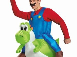 Super Mario Riding Yoshi Inflatable Costume Super Mario Riding Yoshi Inflatable Costume