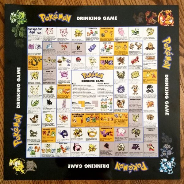 Pokemon Drinking Game