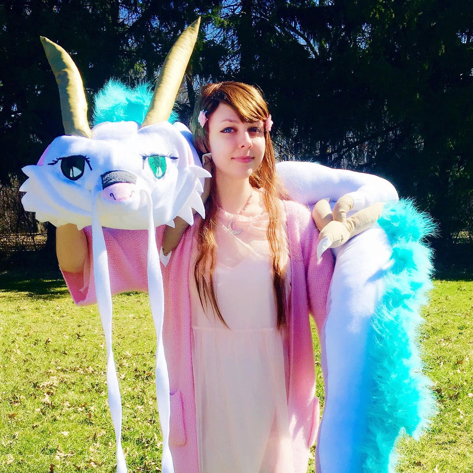Spirited Away 10 Foot Haku Plush
