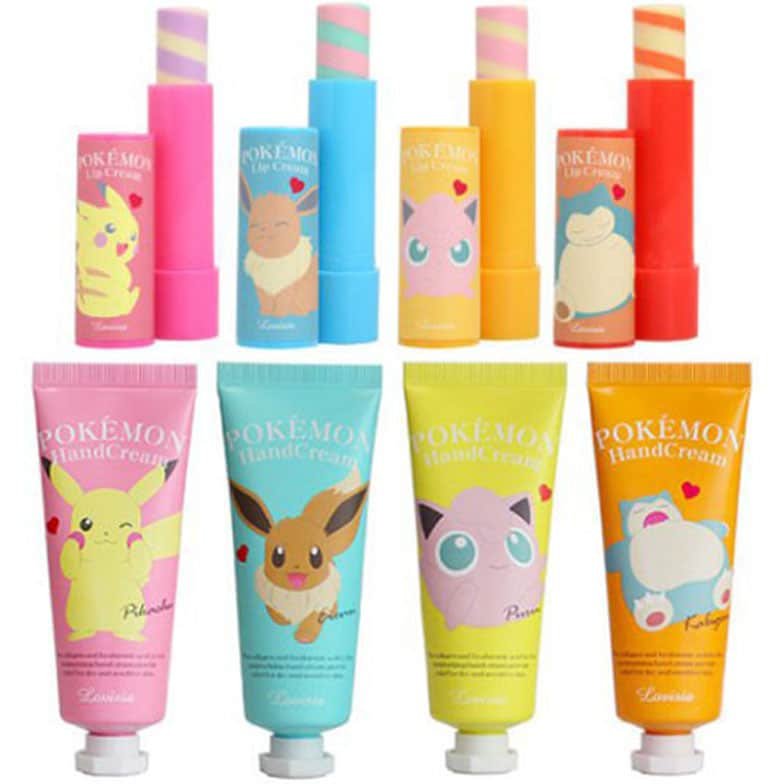 Pokemon Hand Cream/Lip Balm Set