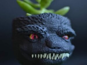 Godzilla Planter Godzilla Planter