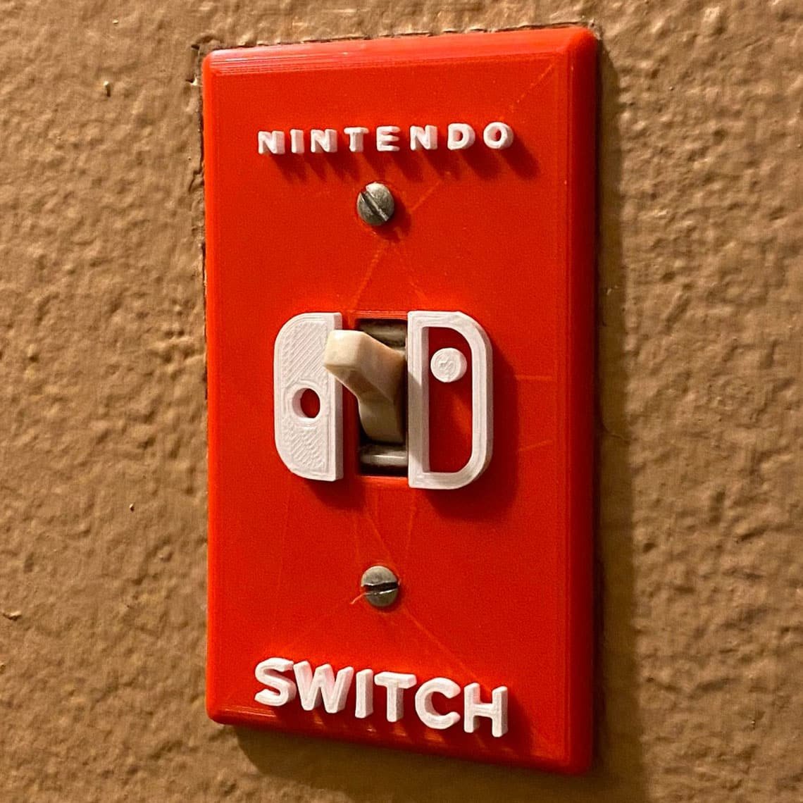 Nintendo Switch Light Switch Plate