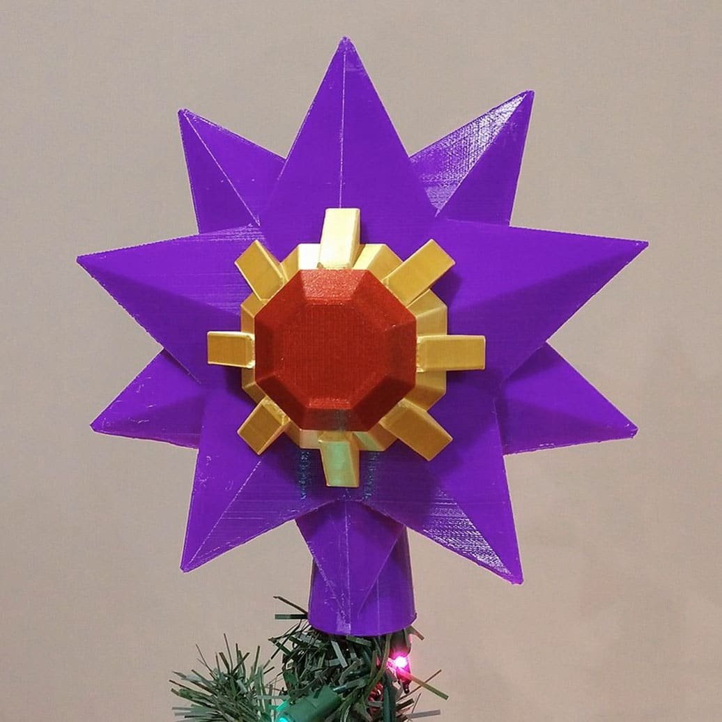 Starmie Christmas Tree Topper