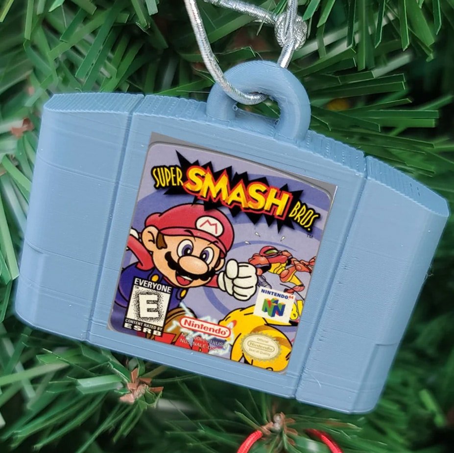 N64 Cartridge Christmas Ornaments